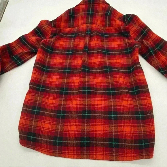 L. L. Bean Signature Flannel Button Down Top Multicolor Plaid Size Small - Picture 7 of 10